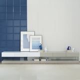 رف تلفاز أميليا باللون الأبيض