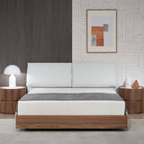 سرير أورن باللون البني