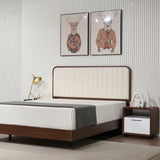 سرير فيرين باللون البيج