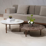 طاولة وسطية ألترا باللون البني أو الأبيض