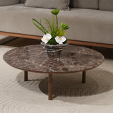 طاولة وسطية ألترا باللون البني أو الأبيض