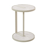 طاولة جانبية هافيــرا باللون الأبيض