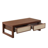 طاولة قهوة روليندا باللون البني