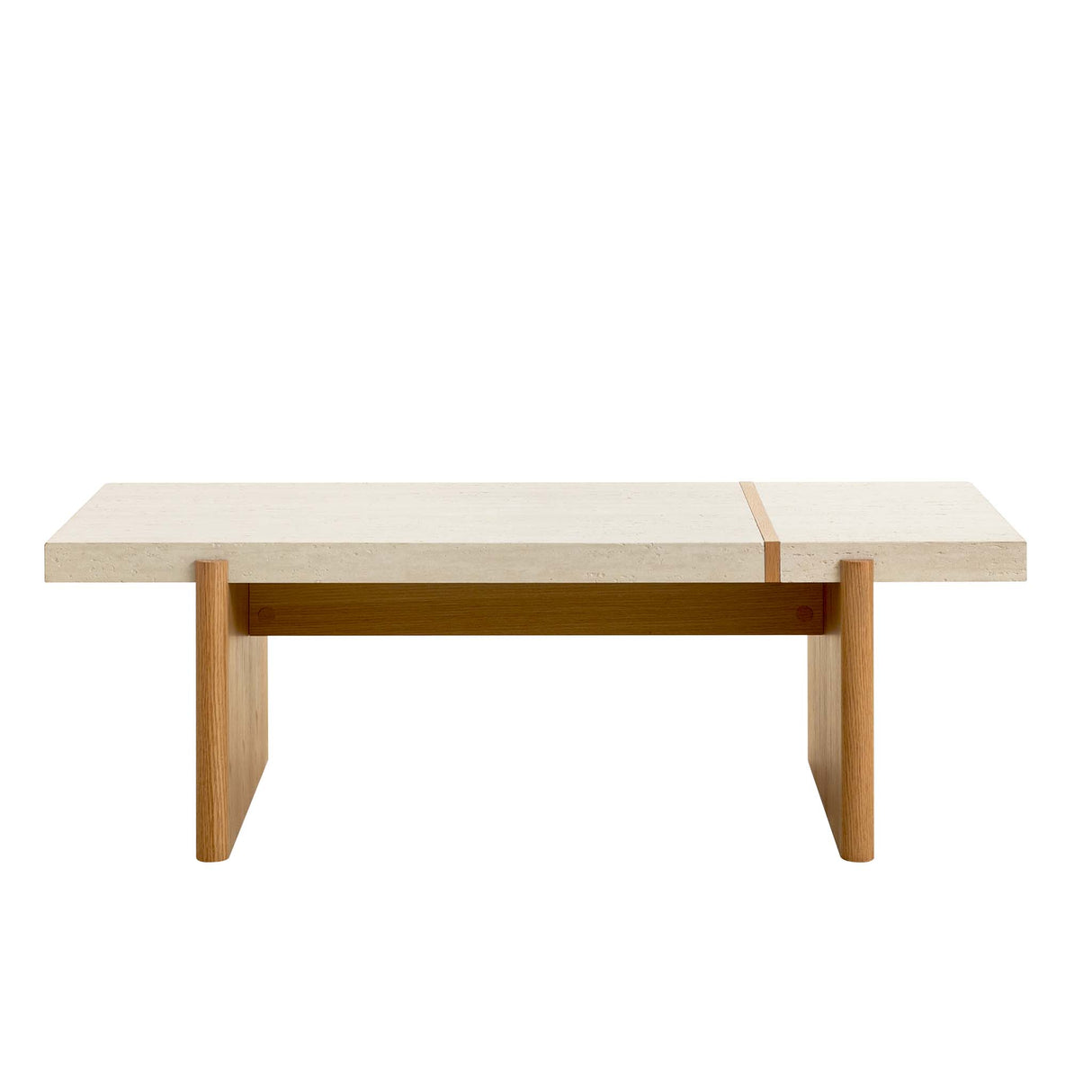 طاولة وسطية تاڤيرا باللون البني