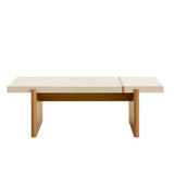 طاولة وسطية تاڤيرا باللون البني