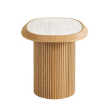 طاولة جانبية ميسوما باللون البيج