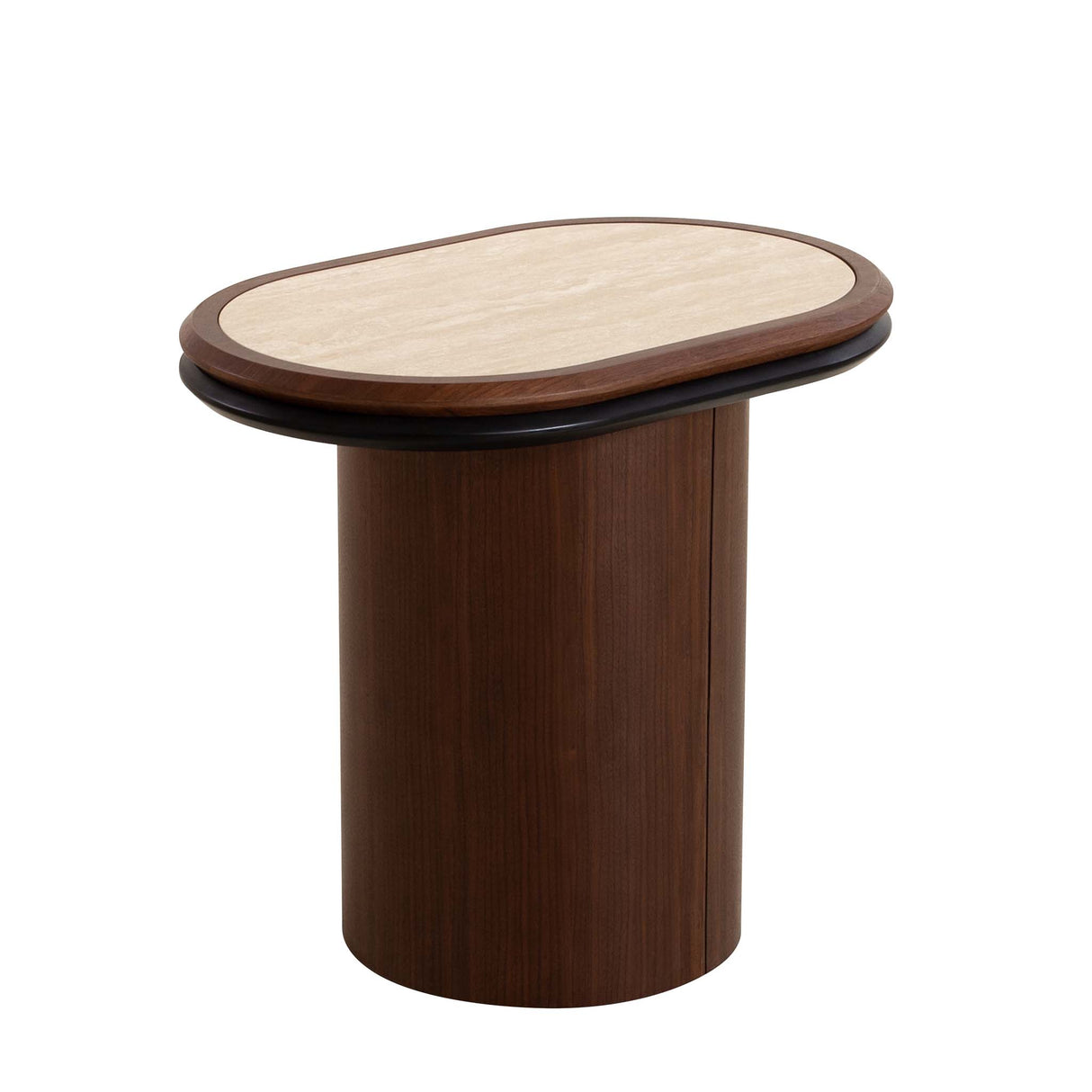 طاولة جانبية راليفا باللون البني