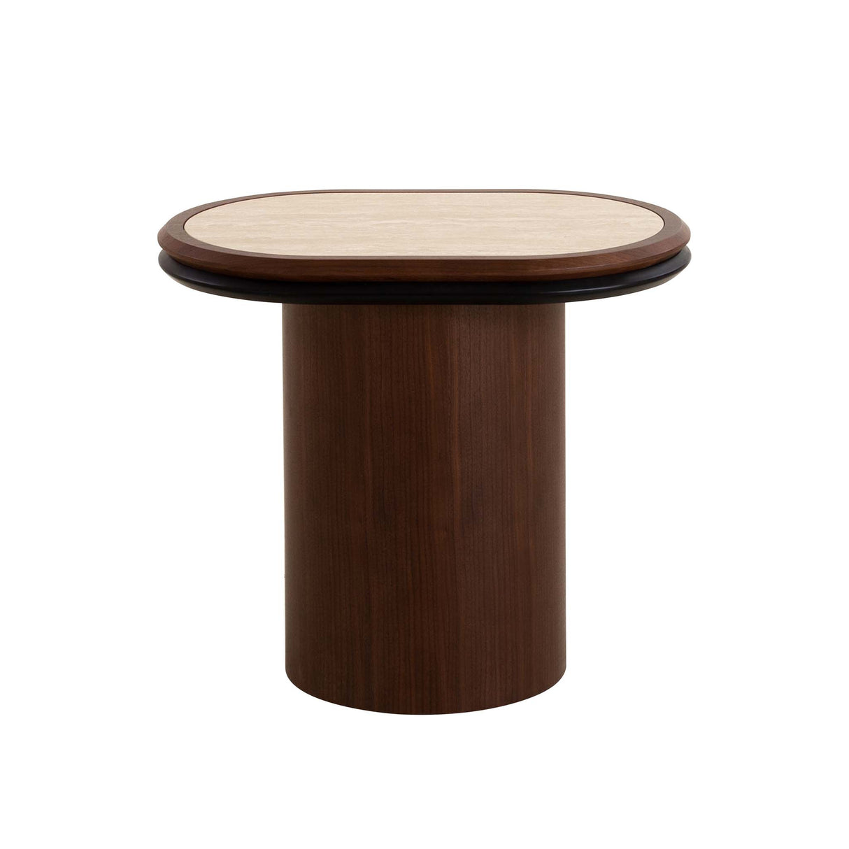 طاولة جانبية راليفا باللون البني