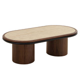 طاولة وسطية راليفا باللون البني