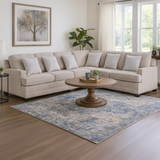 كنب زاوية كاريسا باللون البيج