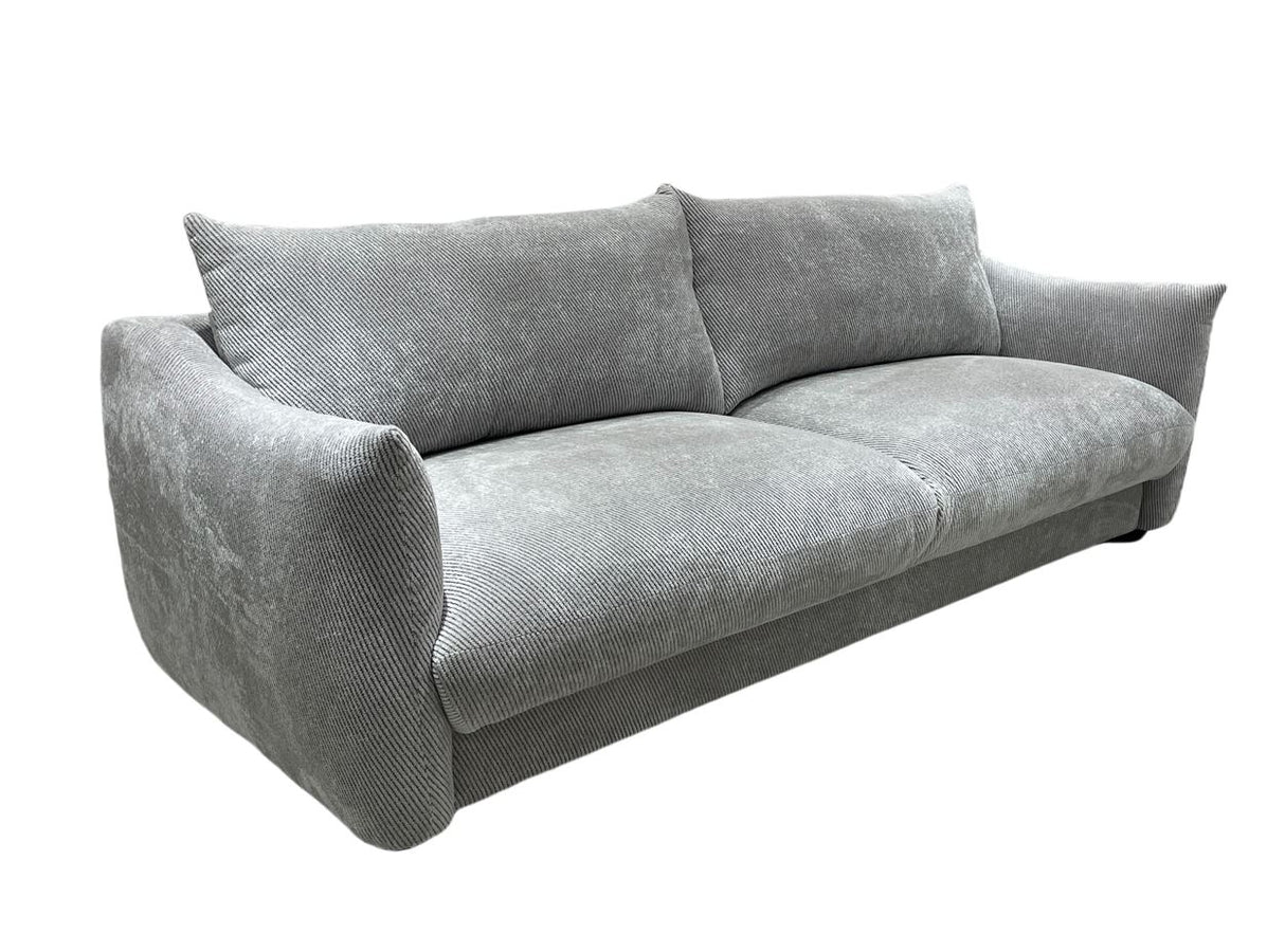 كنب أليفرا ثلاثي باللون الرمادي