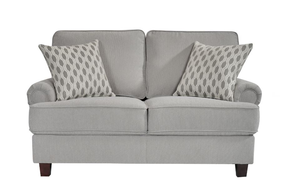 كنب فلوريسا ثنائي باللون الرمادي