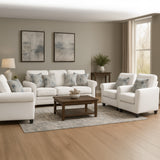 طقم كنب دالينيا باللون الأبيض