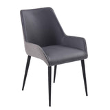 كرسي ترافا باللون الأسود