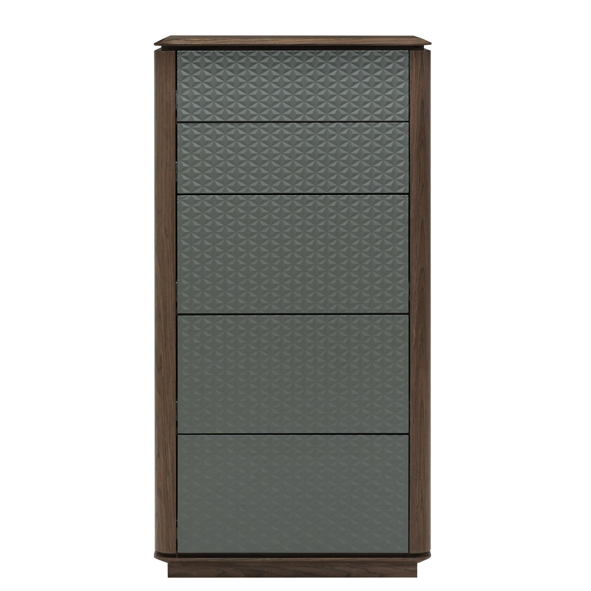 شوفنيرة لافين باللون البني والرمادي