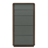 شوفنيرة لافين باللون البني والرمادي