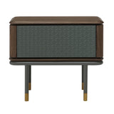 كمدينو لافين باللون البني والرمادي