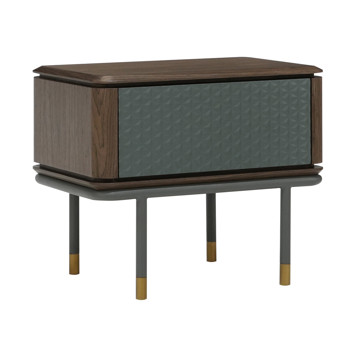 كمدينو لافين باللون البني والرمادي