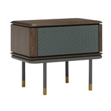 كمدينو لافين باللون البني والرمادي