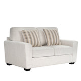 طقم كنب ميسا باللون الكريمي