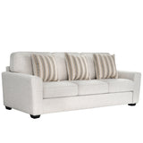 طقم كنب ميسا باللون الكريمي