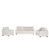 طقم كنب ميسا باللون الكريمي