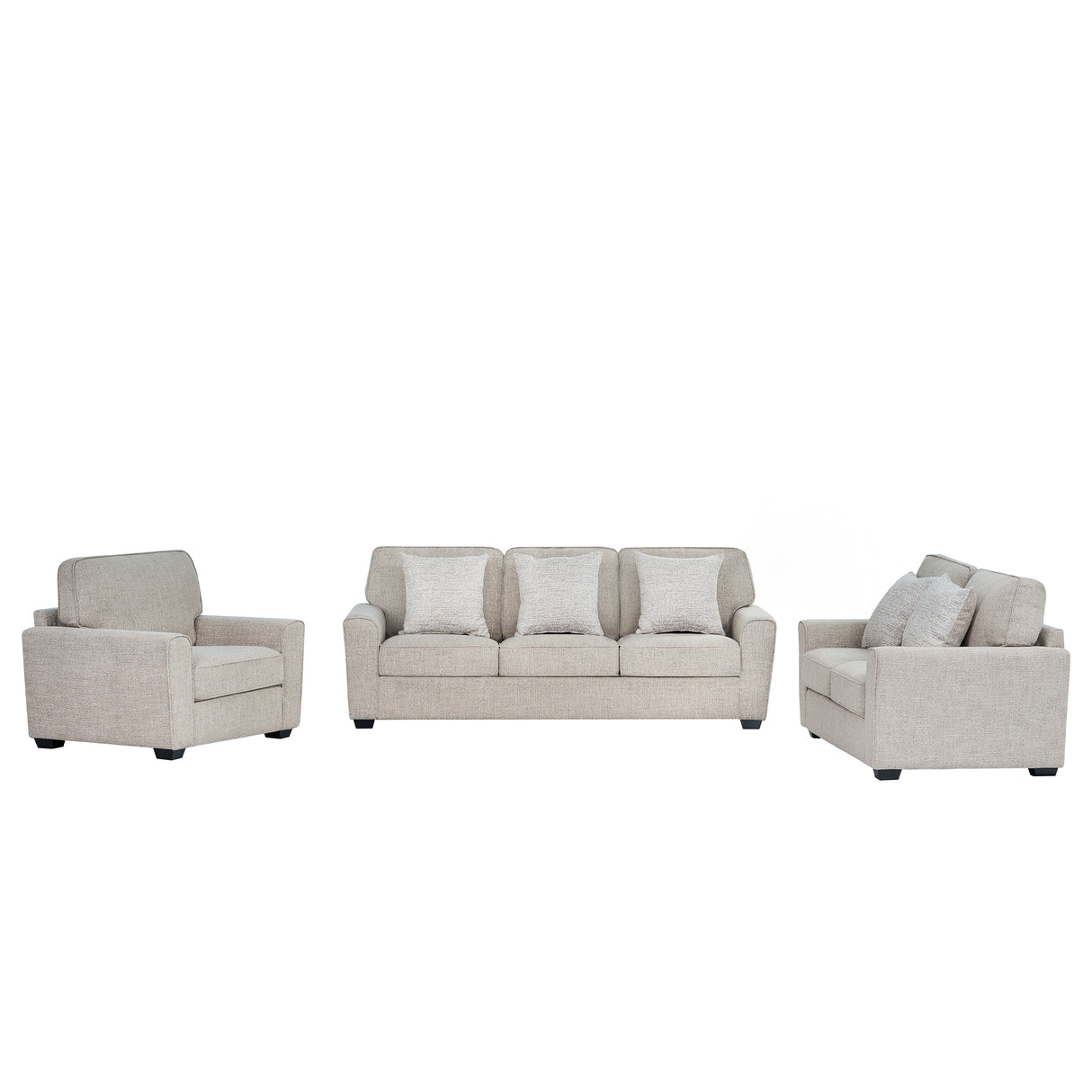 طقم كنب ماريسا باللون البني