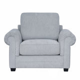 طقم كنب سرفيرا باللون الرمادي