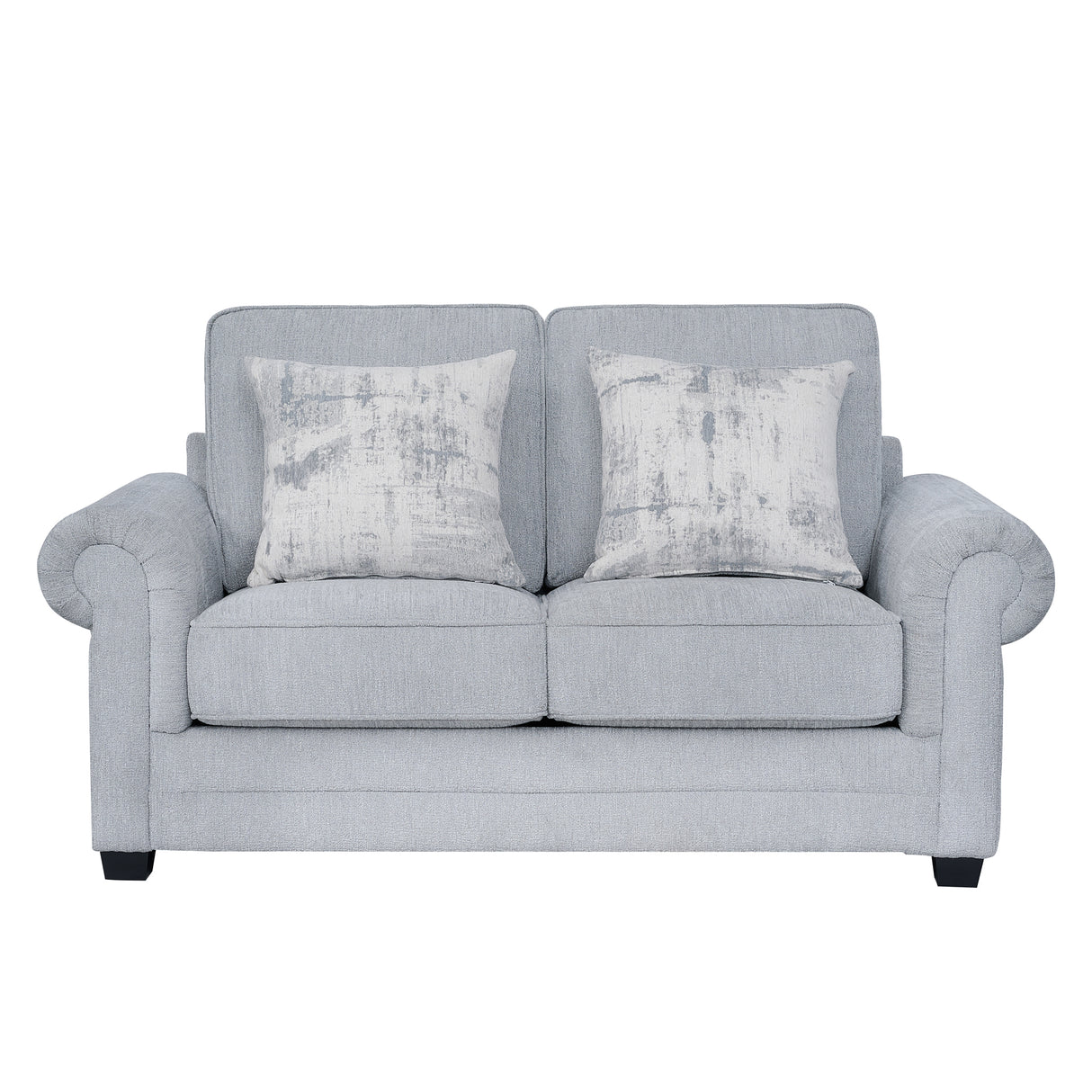 كنب سرفيرا ثنائي باللون الرمادي