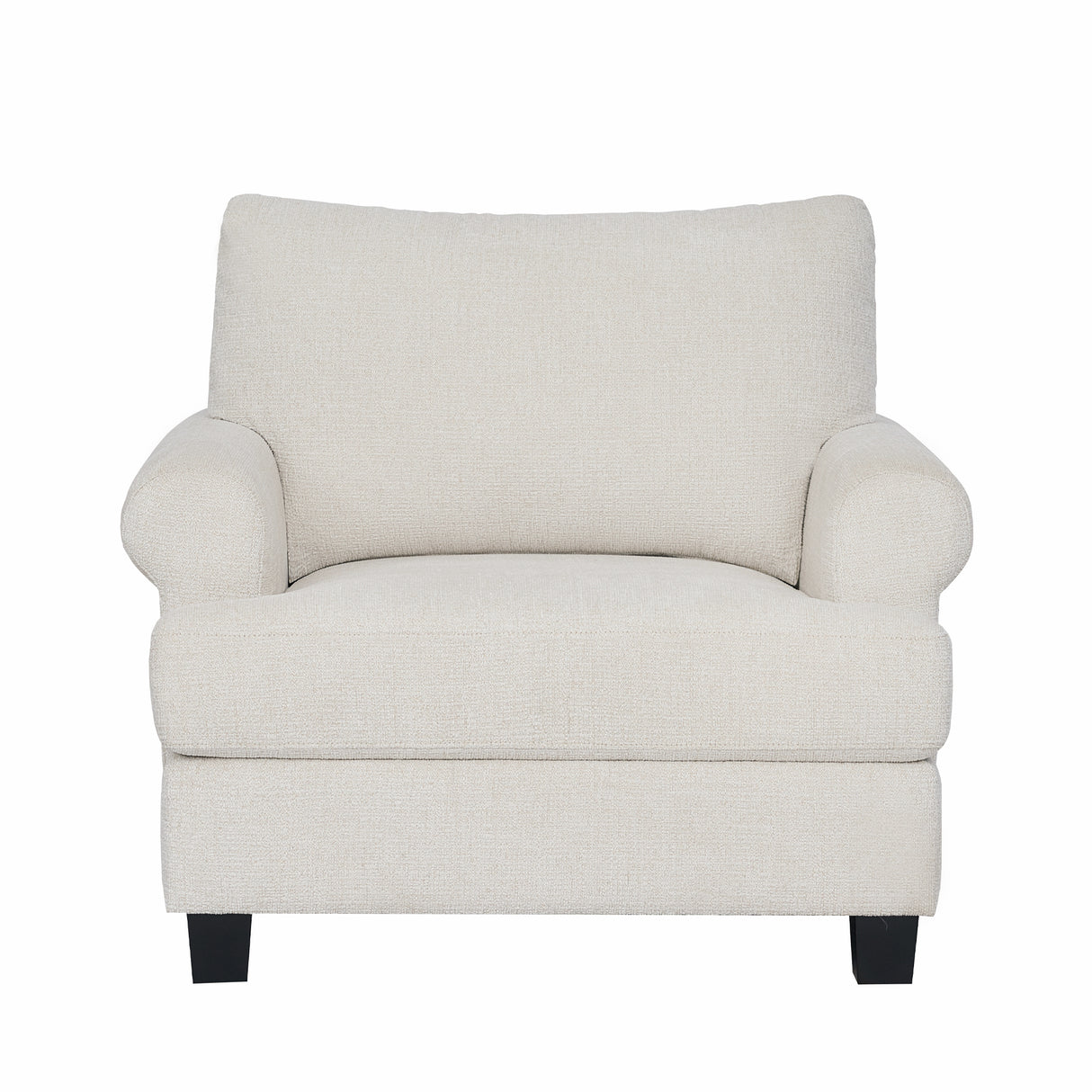 كنب أرڤينا فردي باللون الكريمي