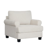 طقم كنب أرڤينا باللون الكريمي