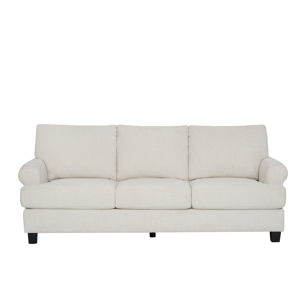 كنب أرڤينا ثلاثي باللون الكريمي