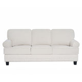 كنب لافينيا ثلاثي باللون الكريمي