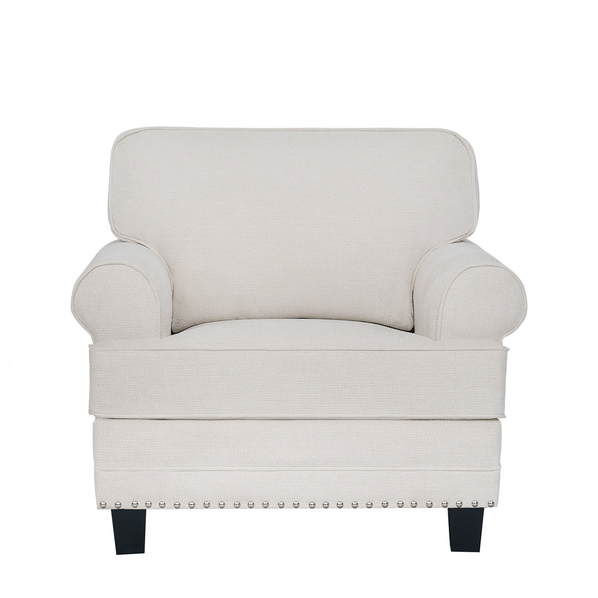 كنب لافينيا فردي باللون الكريمي