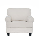 كنب لافينيا فردي باللون الكريمي