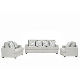 طقم كنب نوفارا باللون الرمادي