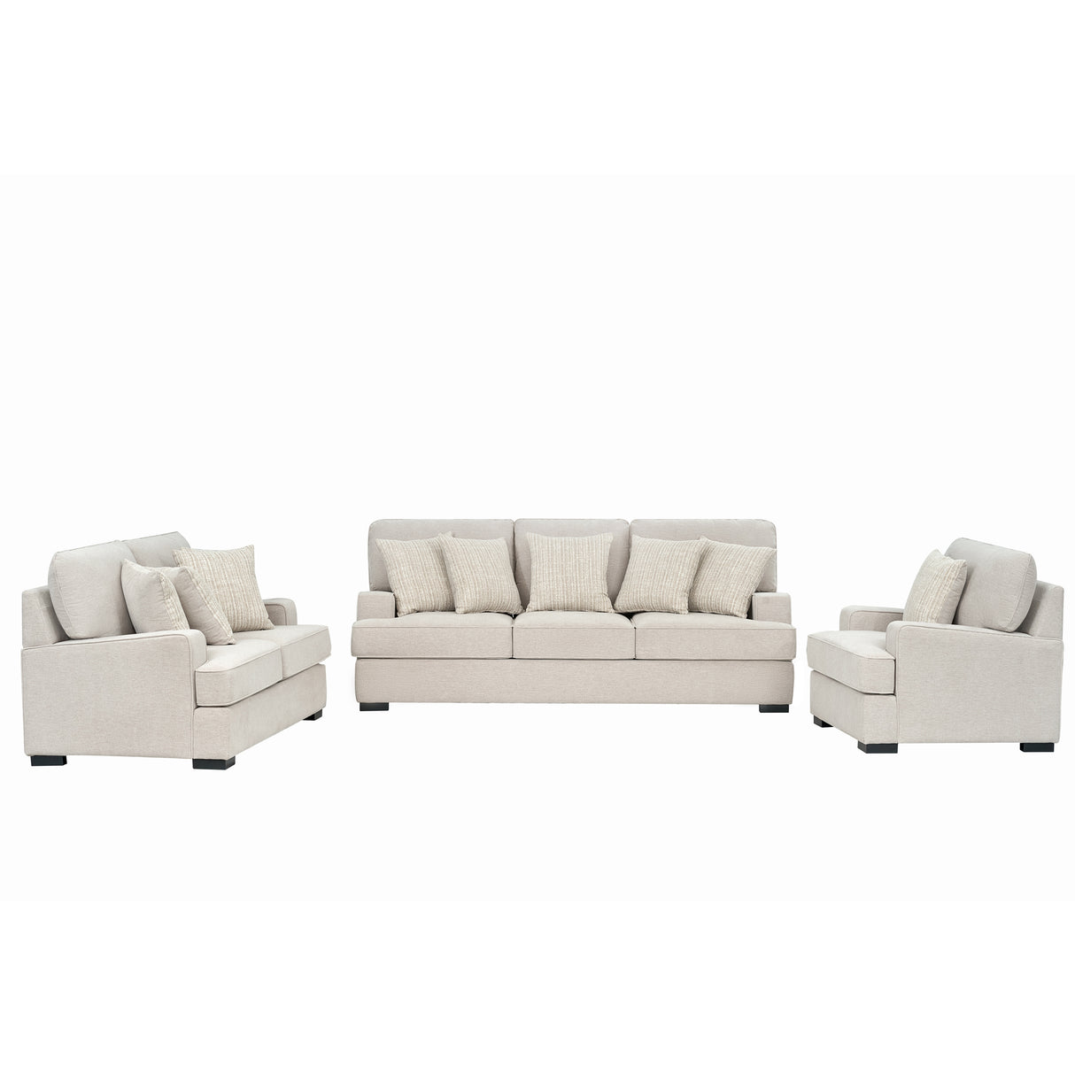 كنب سيرانا ثنائي باللون الكريمي