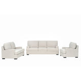 طقم كنب سيرانا باللون الكريمي