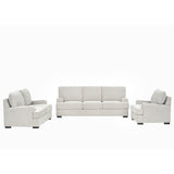 طقم كنب ميراليا باللون الكريمي