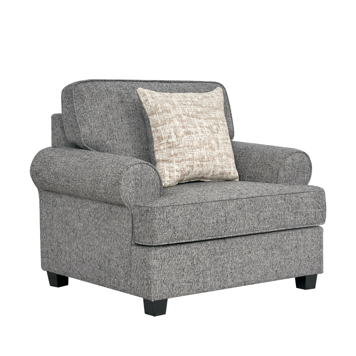 طقم كنب إلفيرا باللون الرمادي