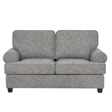 كنب إلفيرا ثنائي باللون الرمادي