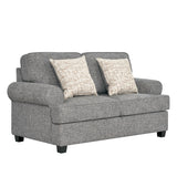 كنب إلفيرا ثنائي باللون الرمادي