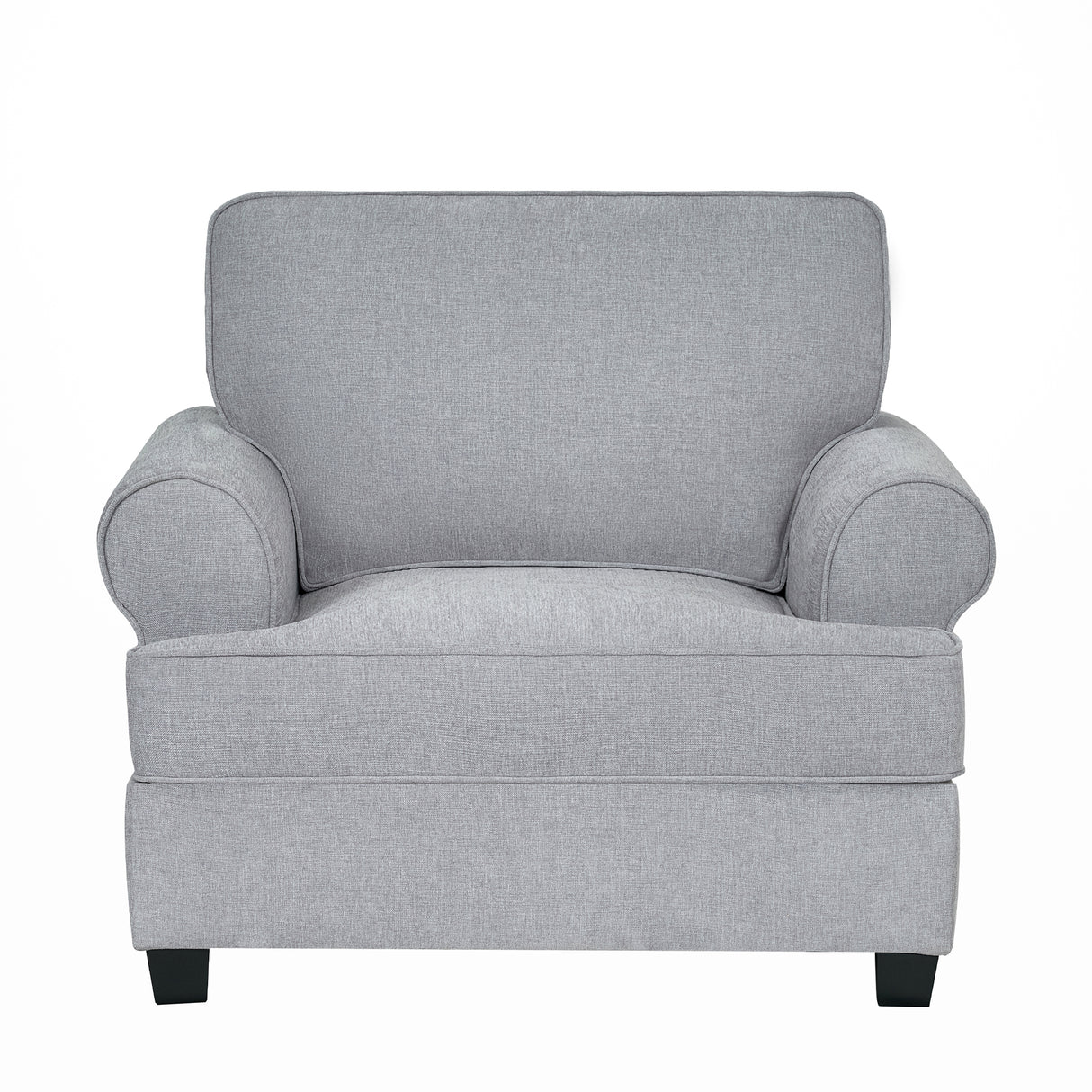 طقم كنب ألينزا باللون الرمادي الفاتح