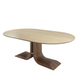 طاولة طعام أزوفين باللون الكريمي