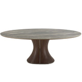 طاولة طعام لورينسا باللون البني