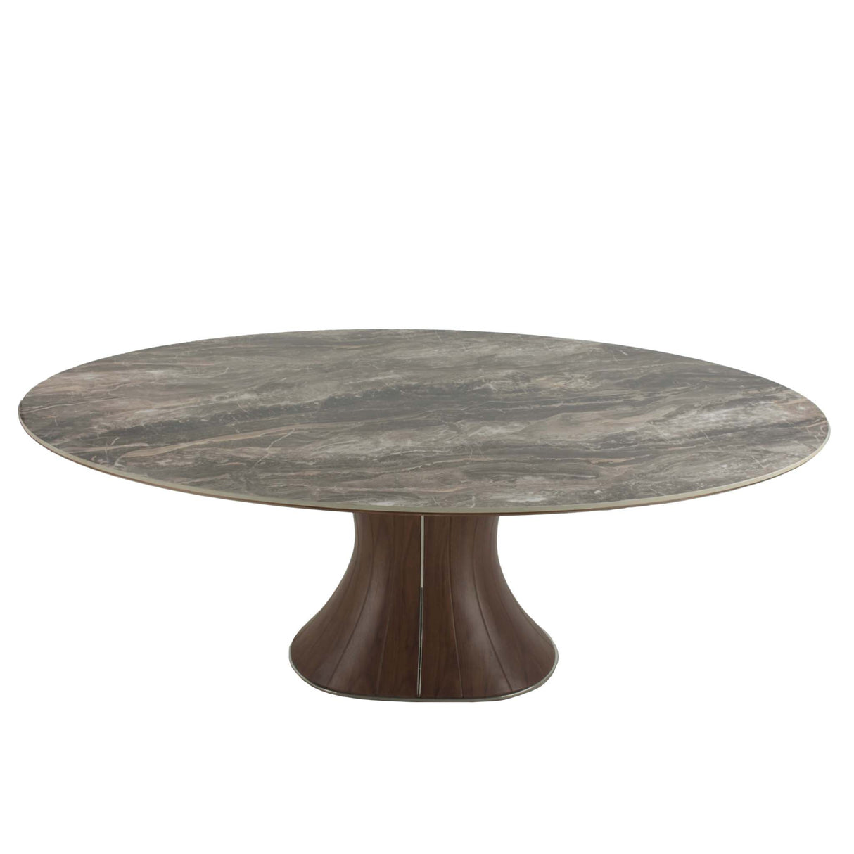 طاولة طعام لورينسا باللون البني