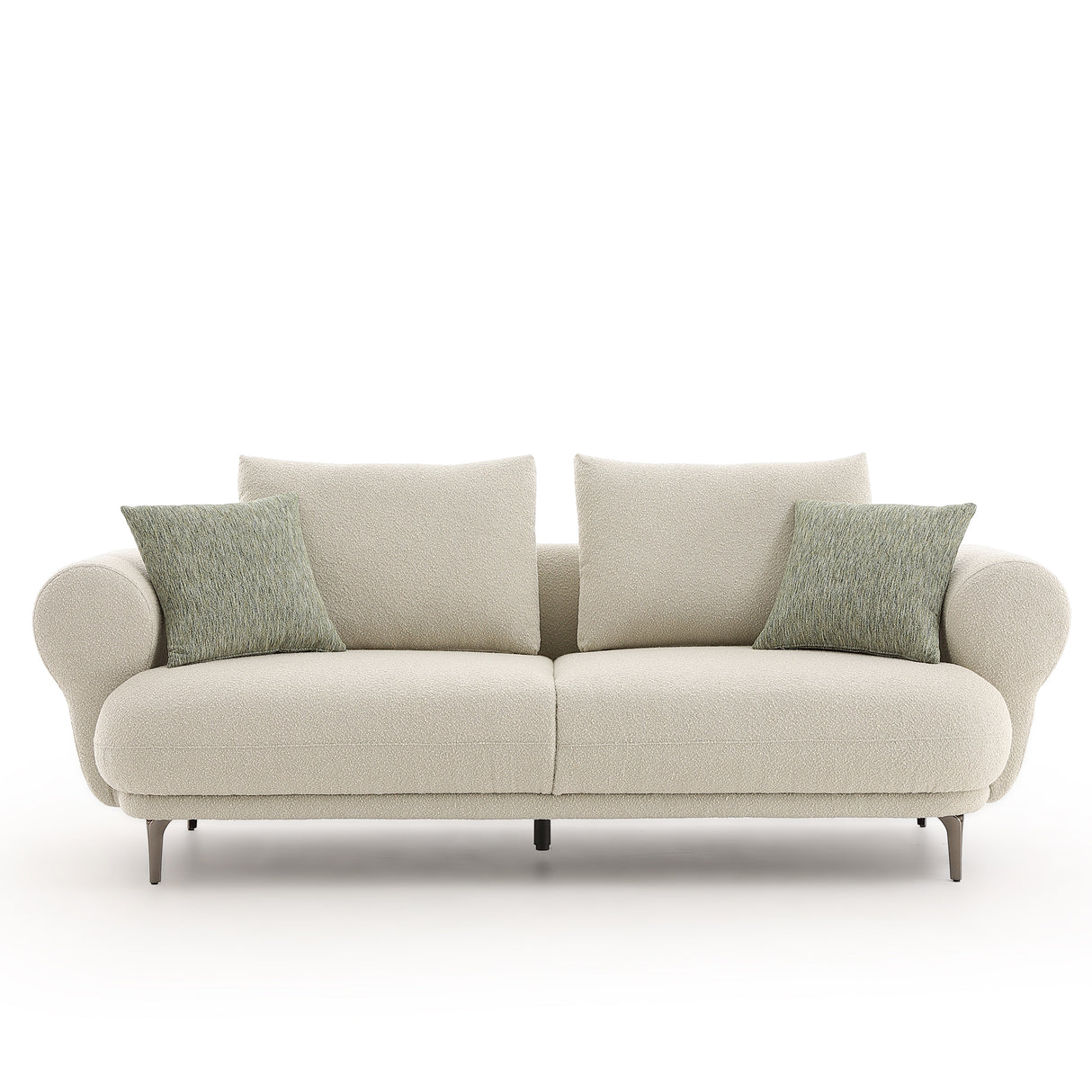 كنب ثلاثية أوركسا باللون البيج