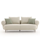 كنب ثلاثية أوركسا باللون البيج