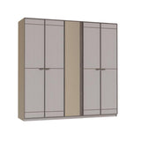 دولاب سوفت باللون البني والرمادي - High Point