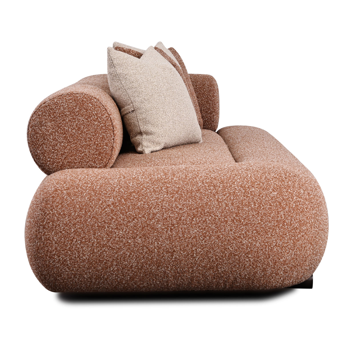 كنب ثلاثي أزاليــا باللون البني